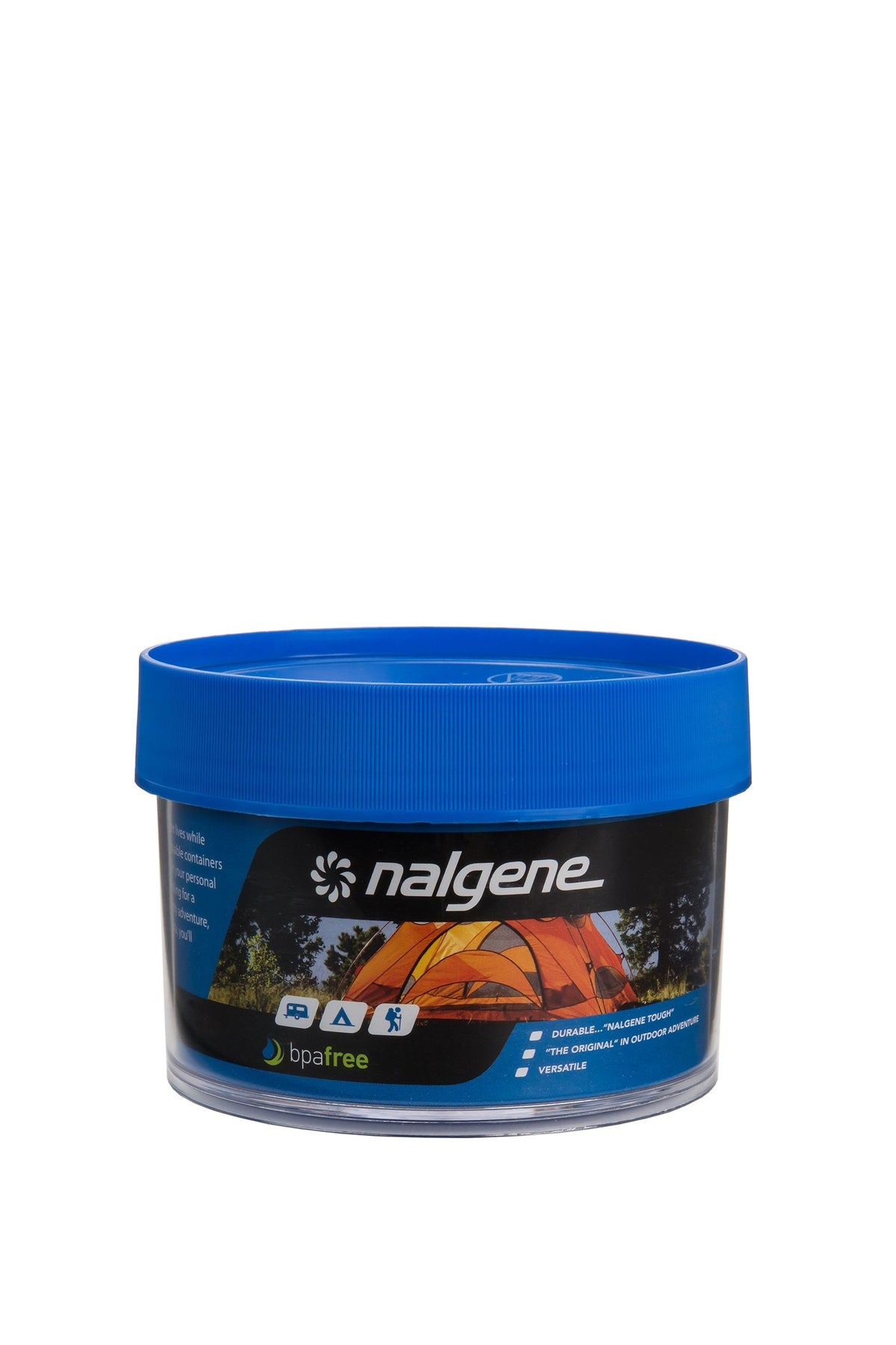 Nalgene product image: 16oz Storage Jar – Blue Lid G0 — 16oz Storage Jar – Blue Lid
