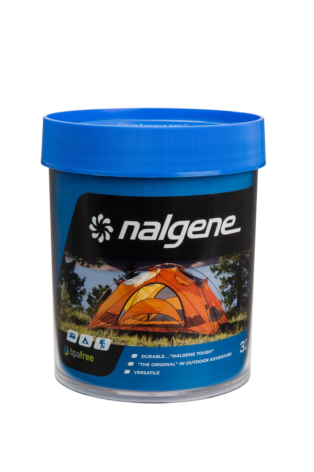 Nalgene product detail: 32oz Storage Jar – Blue Lid B9 — 32oz Storage Jar – Blue Lid