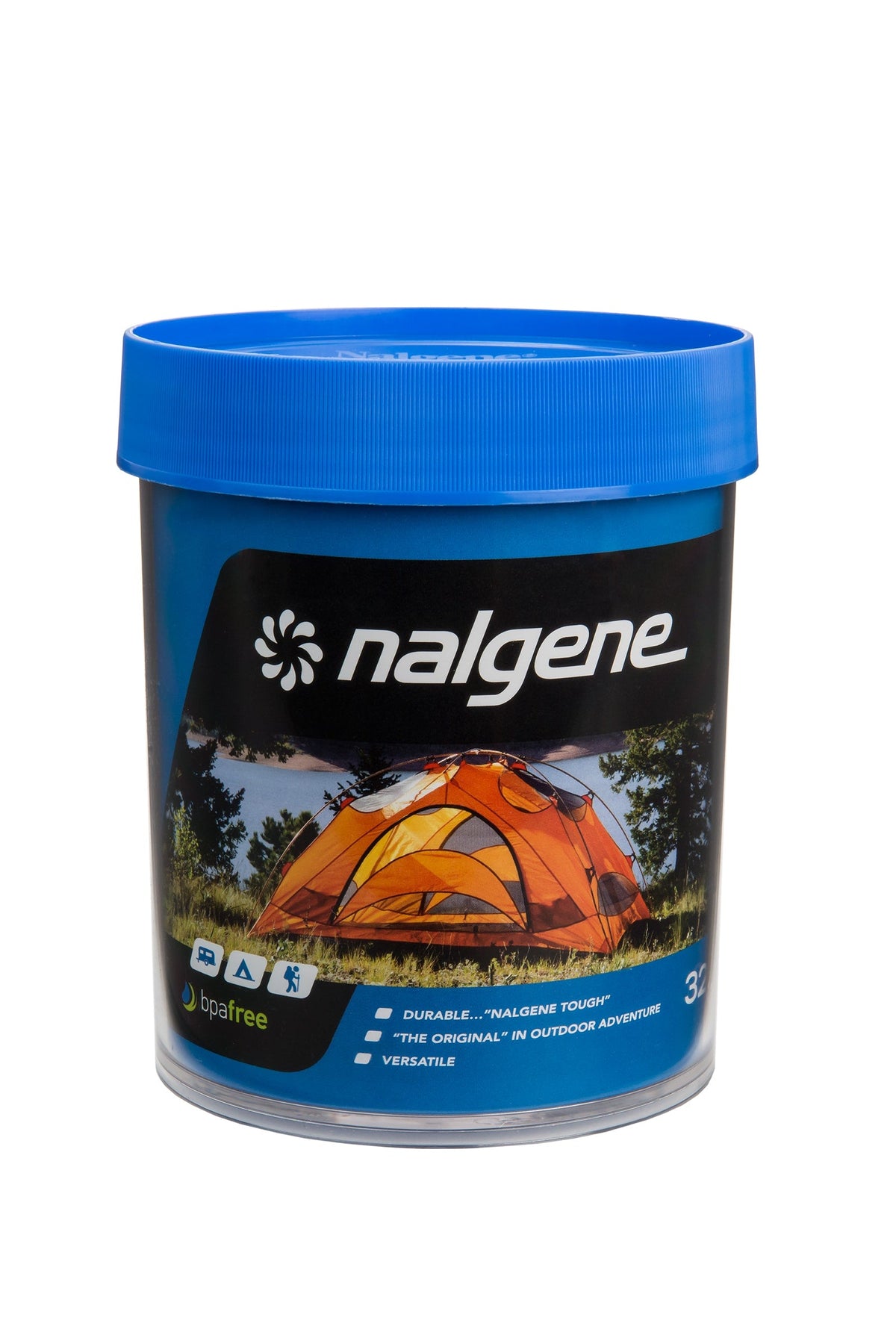 Nalgene product detail: 32oz Storage Jar – Blue Lid B9 — 32oz Storage Jar – Blue Lid