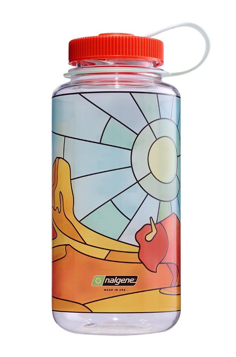 Nalgene product image: 32oz Wide Mouth Stained Glass Print Bottles A3 — 32oz Wide Mouth Stained Glass Print Bottles