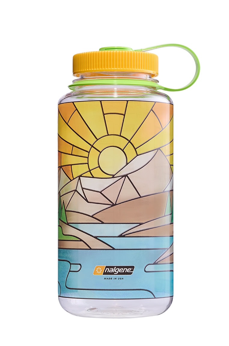 Nalgene product detail: 32oz Wide Mouth Stained Glass Print Bottles A3 — 32oz Wide Mouth Stained Glass Print Bottles