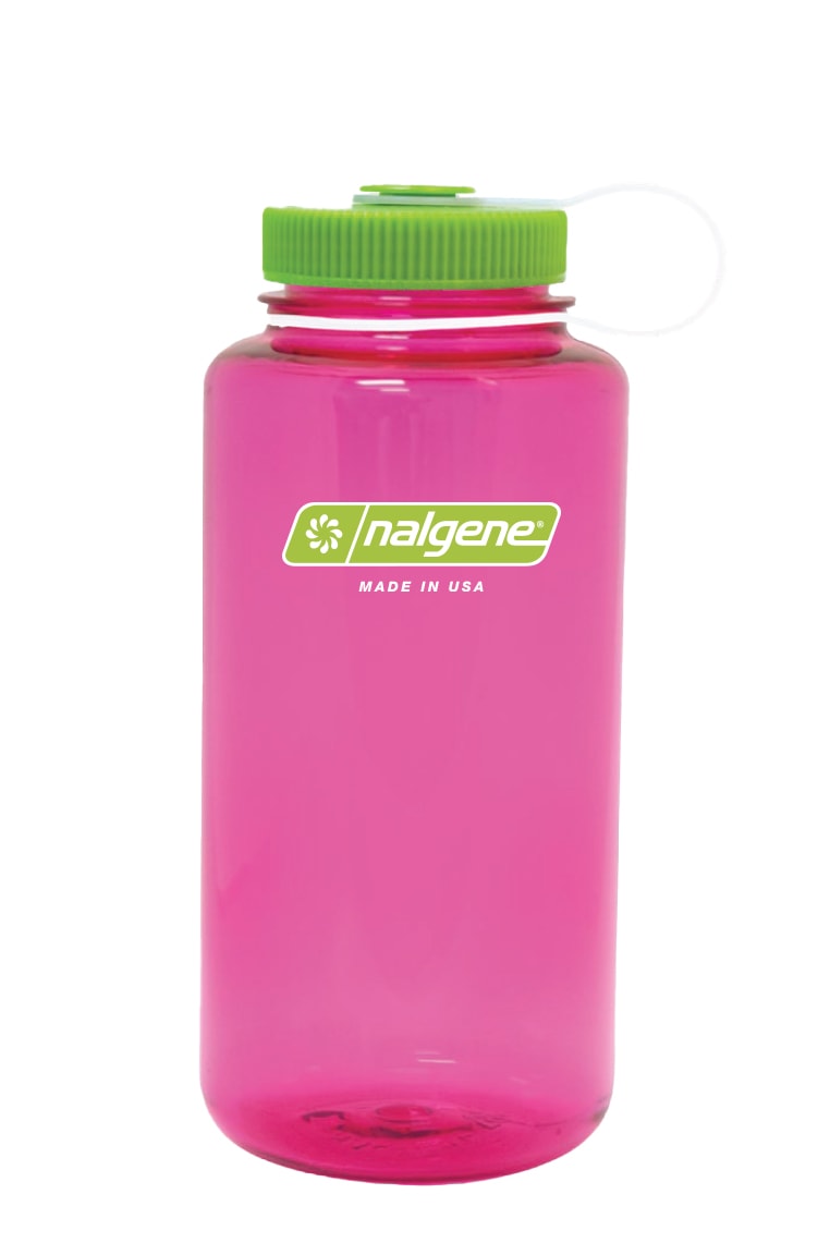 Nalgene product detail: 32oz Wide Mouth Becca Pink Bottle Z6 — 32oz Wide Mouth Becca Pink Bottle