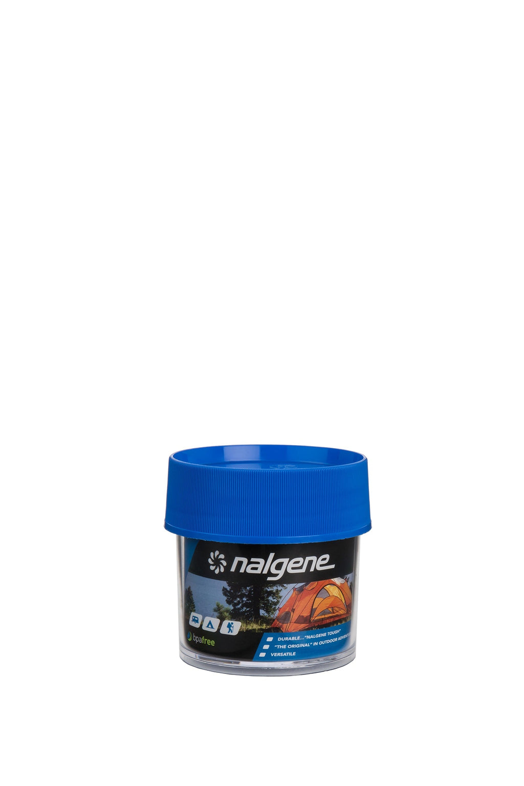 Nalgene product detail: 4oz Storage Jar – Blue Lid I8 — 4oz Storage Jar – Blue Lid
