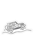 Nalgene product view: SUV Sticker Y9 — SUV Sticker