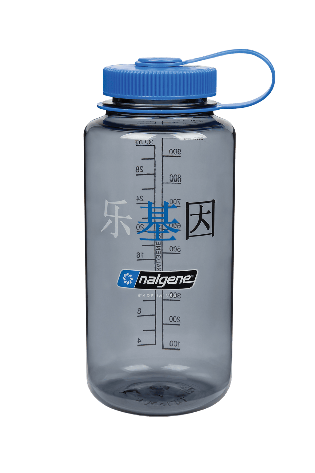 Nalgene product detail: 32oz Wide Mouth “Happy Gene” Bottle A7 — 32oz Wide Mouth “Happy Gene” Bottle