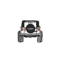 Nalgene product view: Four Wheeling Sticker A4 — Four Wheeling Sticker