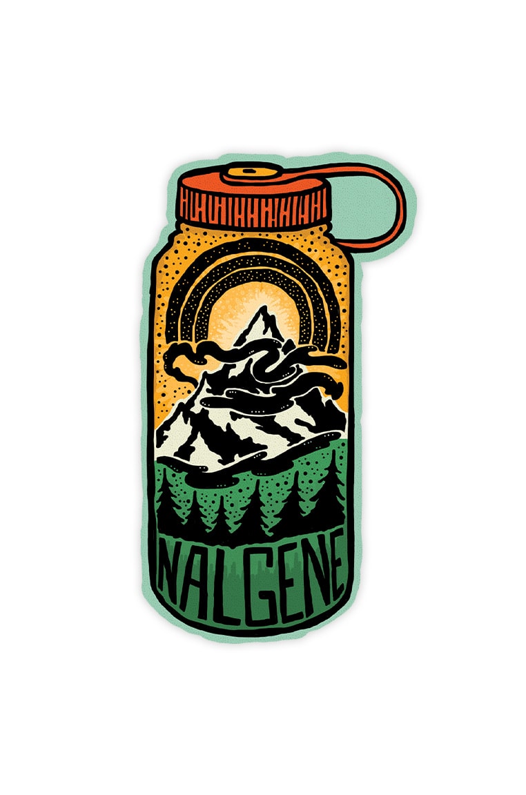 Nalgene product detail: Mountain Peak Sticker R1 — Mountain Peak Sticker