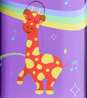 Nalgene product image: 12oz Kids Grip-N-Gulp with Graphics V8 — 12oz Kids Grip-N-Gulp with Graphics