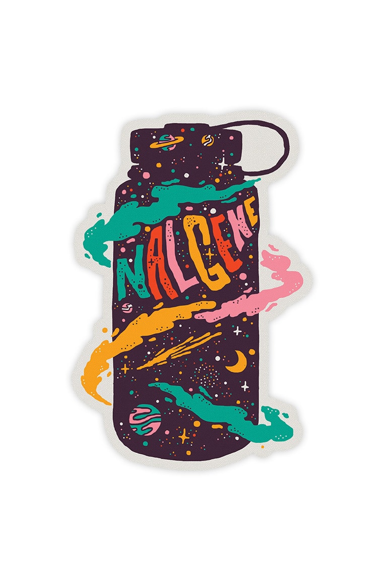 Galactic Nalgene Sticker — Galactic Nalgene Sticker X6