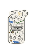 Nalgene Bottle Map Sticker — Nalgene Bottle Map Sticker Q4