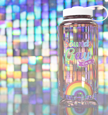 Nalgene product detail: 32oz Wide Mouth Pride Bottle I8 — 32oz Wide Mouth Pride Bottle