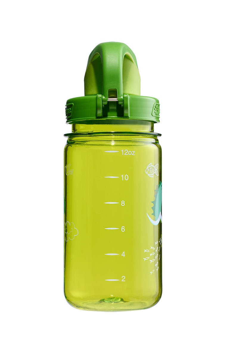 Nalgene product detail: 12oz On-The-Fly Kids Lock-Top Bottle with Graphics T3 — 12oz On-The-Fly Kids Lock-Top Bottle with Graphics