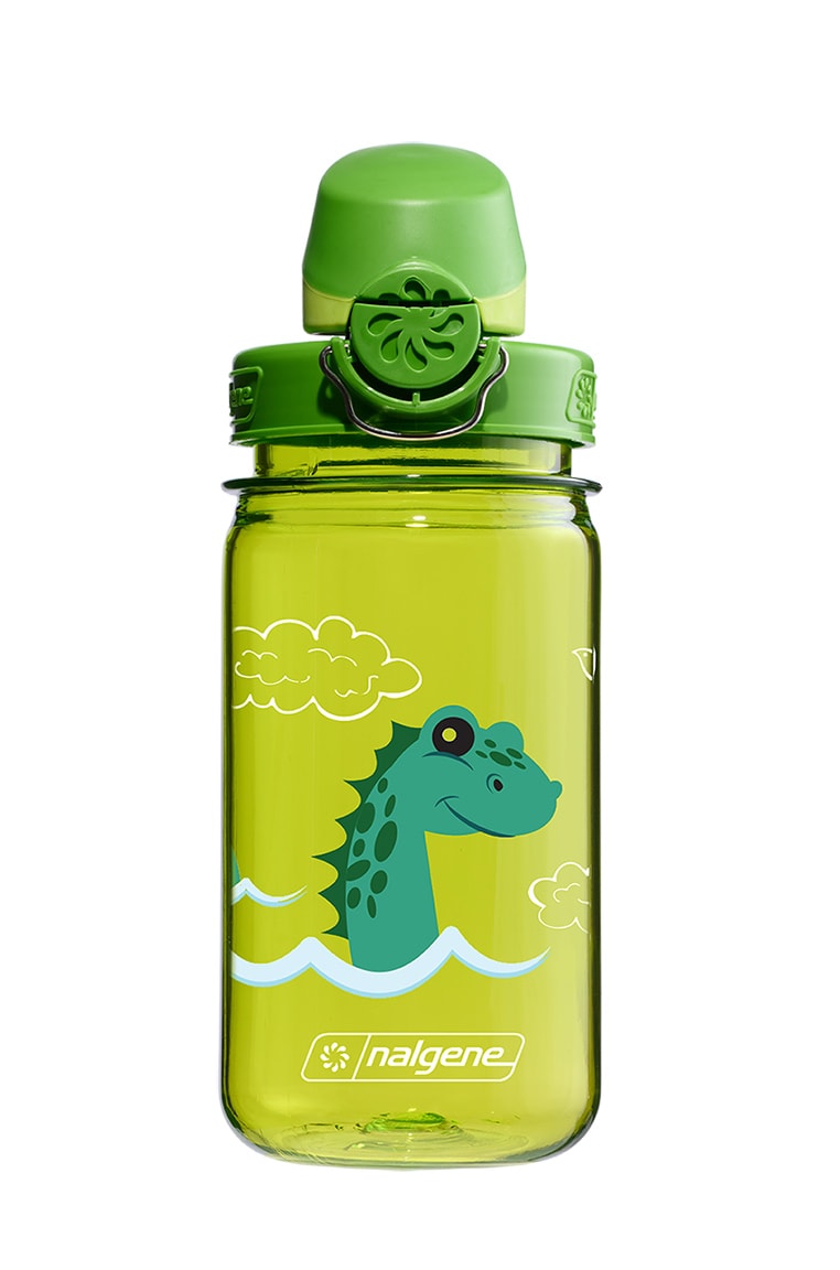 Nalgene product detail: 12oz On-The-Fly Kids Lock-Top Bottle with Graphics T3 — 12oz On-The-Fly Kids Lock-Top Bottle with Graphics