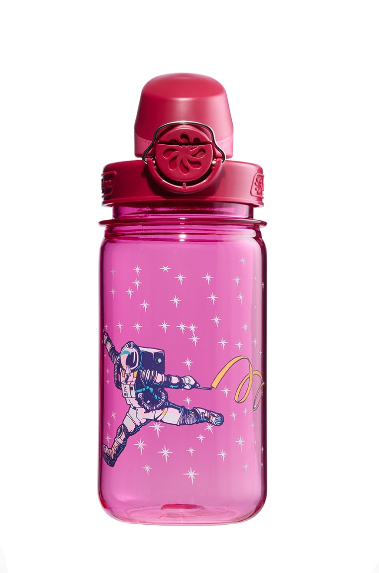 Nalgene product image: 12oz On-The-Fly Kids Lock-Top Bottle with Graphics T3 — 12oz On-The-Fly Kids Lock-Top Bottle with Graphics