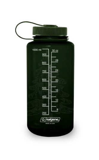 Nalgene product view: 32oz Wide Mouth “Public Lands: Forests Are for Us” Bottle M1 — 32oz Wide Mouth “Public Lands: Forests Are for Us” Bottle