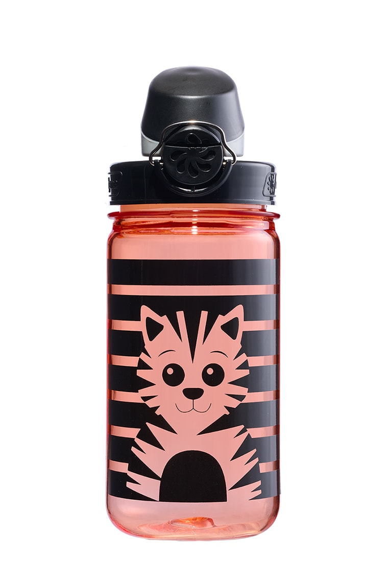 Nalgene product image: 12oz On-The-Fly Kids Lock-Top Bottle with Graphics T3 — 12oz On-The-Fly Kids Lock-Top Bottle with Graphics
