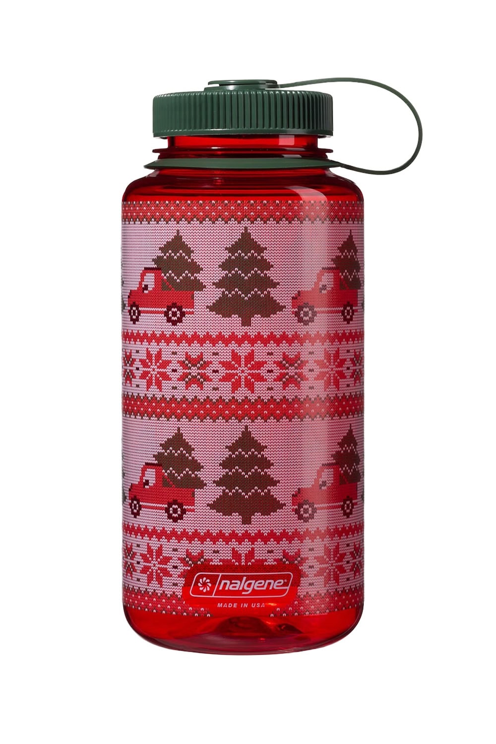 Nalgene product detail: 32oz Wide Mouth Ugly Sweater Bottle D9 — 32oz Wide Mouth Ugly Sweater Bottle